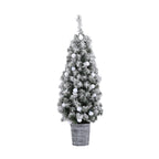 Jingle Jollys 1.2M Snowy LED Christmas Tree