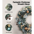 Jingle Jollys 2.7m Christmas Garland & Wreath Set