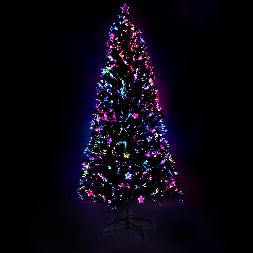 Jingle Jollys 6FT LED Fibre Optic Tree