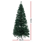 Jingle Jollys 6FT Optic Fibre LED Christmas Tree
