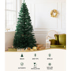 Jingle Jollys 6FT Optic Fibre LED Christmas Tree