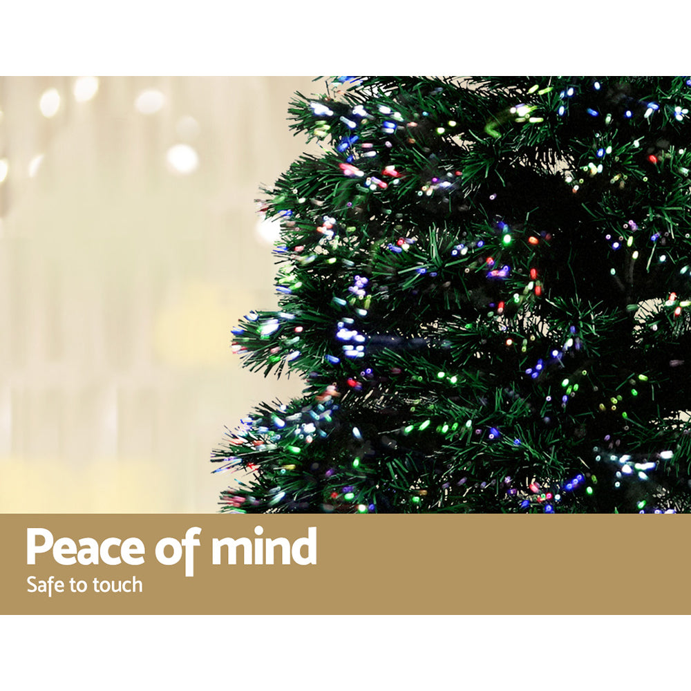 Jingle Jollys 6FT Optic Fibre LED Christmas Tree