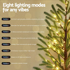 Jingle Jollys 1.8M Pre-lit LED Christmas Tree