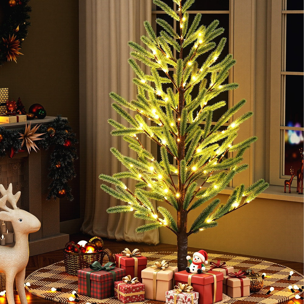 Jingle Jollys 1.8M Pre-lit LED Christmas Tree