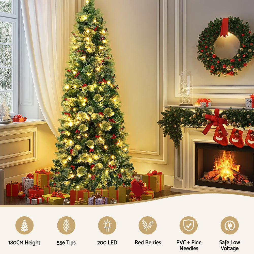 Jingle Jollys 1.8M LED Christmas Tree