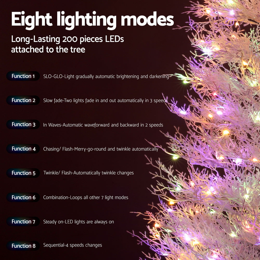 Jingle Jollys 1.8M Pre-Lit LED Christmas Tree