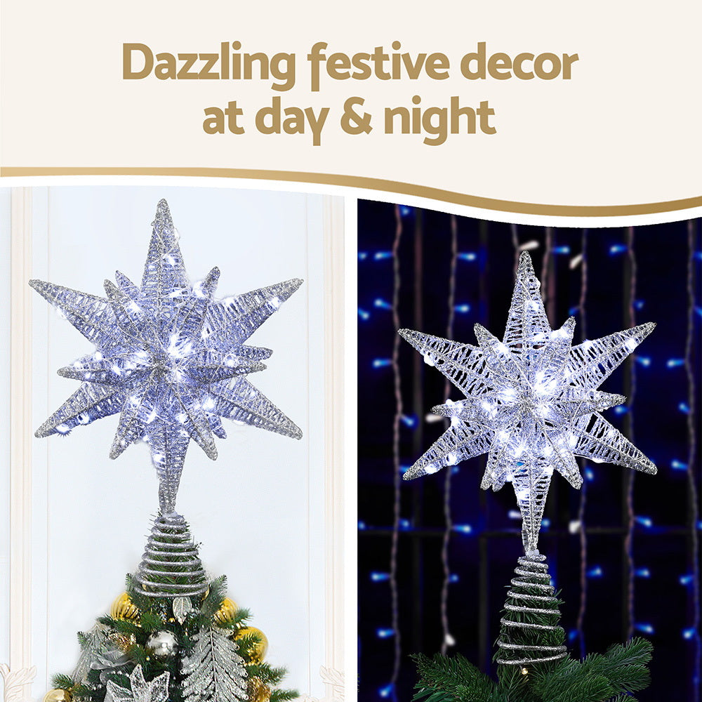 Jingle Jollys LED Christmas Tree Topper Star