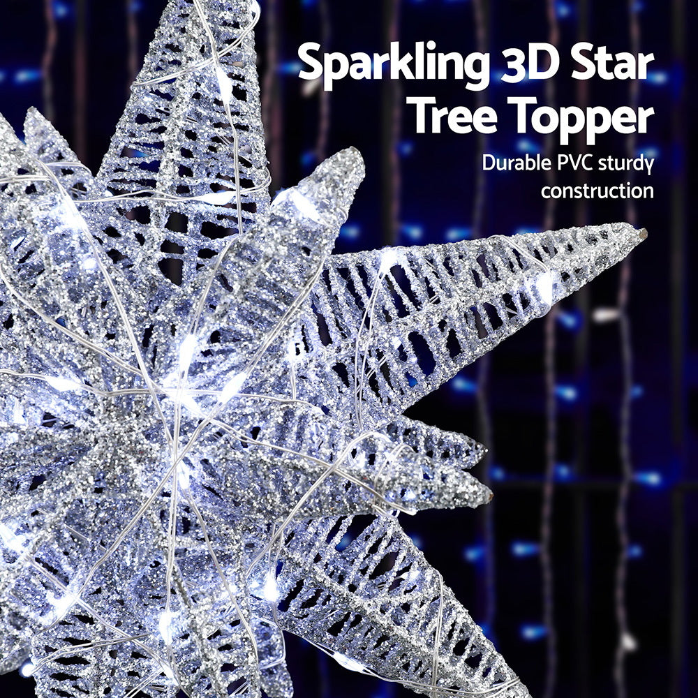 Jingle Jollys LED Christmas Tree Topper Star