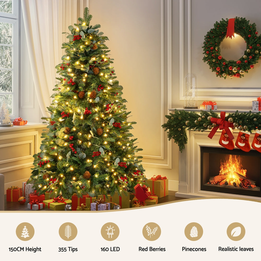 Jingle Jollys 150cm LED Christmas Tree