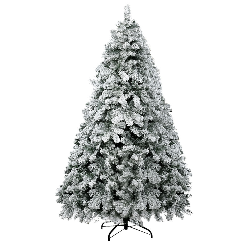 Jingle Jollys 6FT Snow-Flocked Christmas Tree