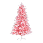 Jingle Jollys 1.8m Pink Snowy Christmas Tree