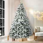 Jingle Jollys 7FT Snow-Flocked Christmas Tree