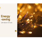 Jingle Jollys 3x6M Warm White Curtain Lights