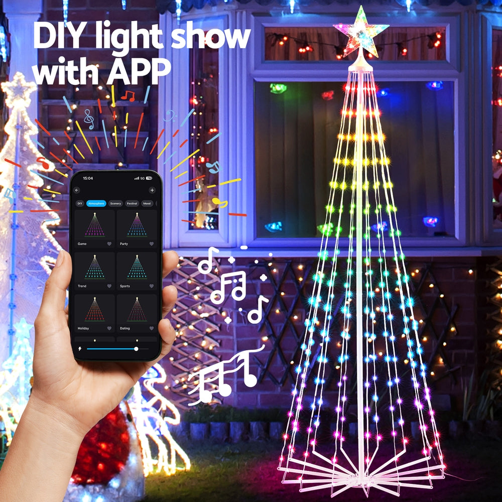 Jingle Jollys 7ft RGB LED Christmas Tree