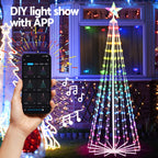 Jingle Jollys 7ft RGB LED Christmas Tree