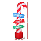 Jingle Jollys Illuminated Christmas Candy Pole