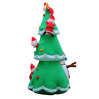 Jingle Jollys 5M Inflatable Illuminated Santa Tree