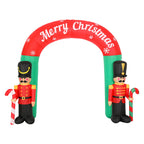 Jingle Jollys Christmas Inflatable Nutcracker Archway