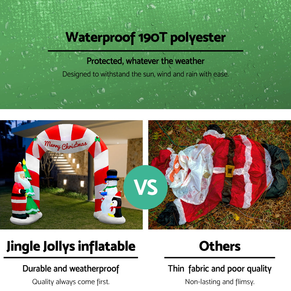 Jingle Jollys 3M Inflatable Santa Decoration