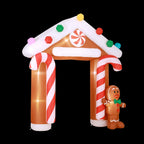 Jingle Jollys 2.8M Inflatable Christmas Archway