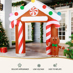 Jingle Jollys 2.8M Inflatable Christmas Archway