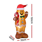 Jingle Jollys Inflatable Gingerbread Man Decoration