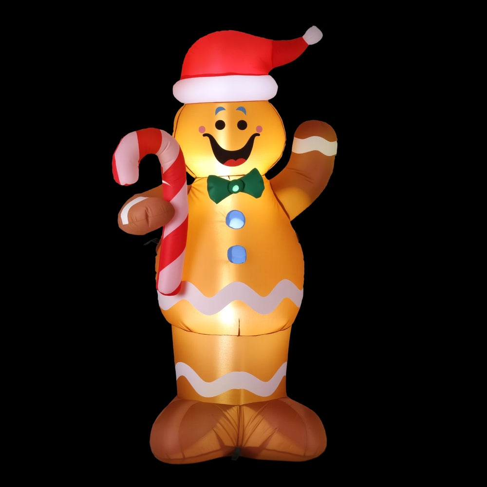 Jingle Jollys Inflatable Gingerbread Man Decoration