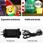 Jingle Jollys Inflatable Christmas Gingerbread Joy