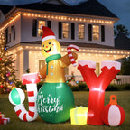 Jingle Jollys Inflatable Christmas Gingerbread Joy