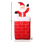 Jingle Jolly Christmas Inflatable Santa 1.8M