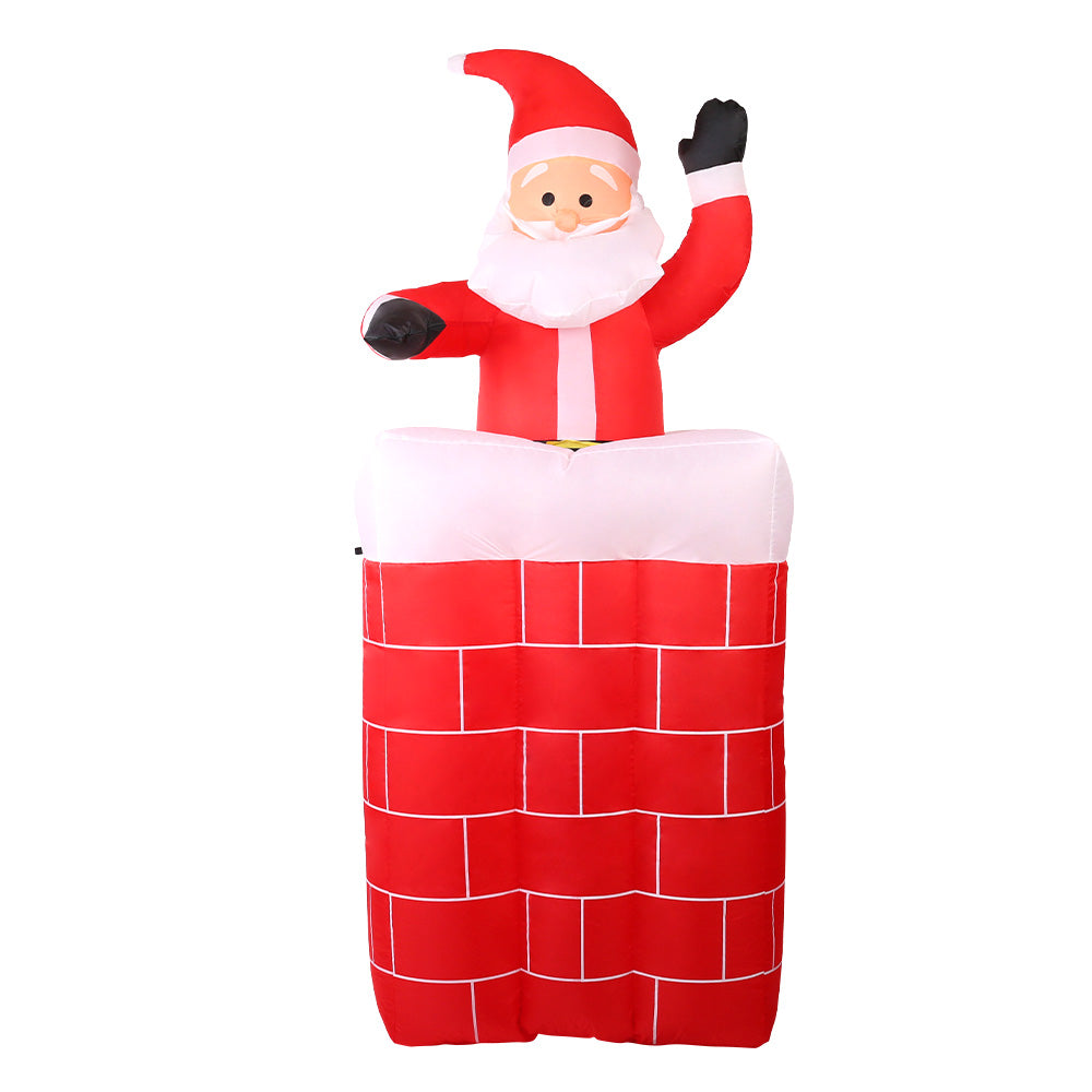 Jingle Jolly Christmas Inflatable Santa 1.8M