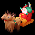 Jingle Jollys Illuminated Christmas Inflatable Sleigh