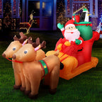 Jingle Jollys Illuminated Christmas Inflatable Sleigh