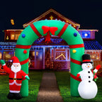 Jingle Jollys Christmas Inflatable Archway 2.8M