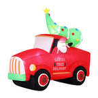 Jingle Jollys Inflatable Santa Truck Decoration