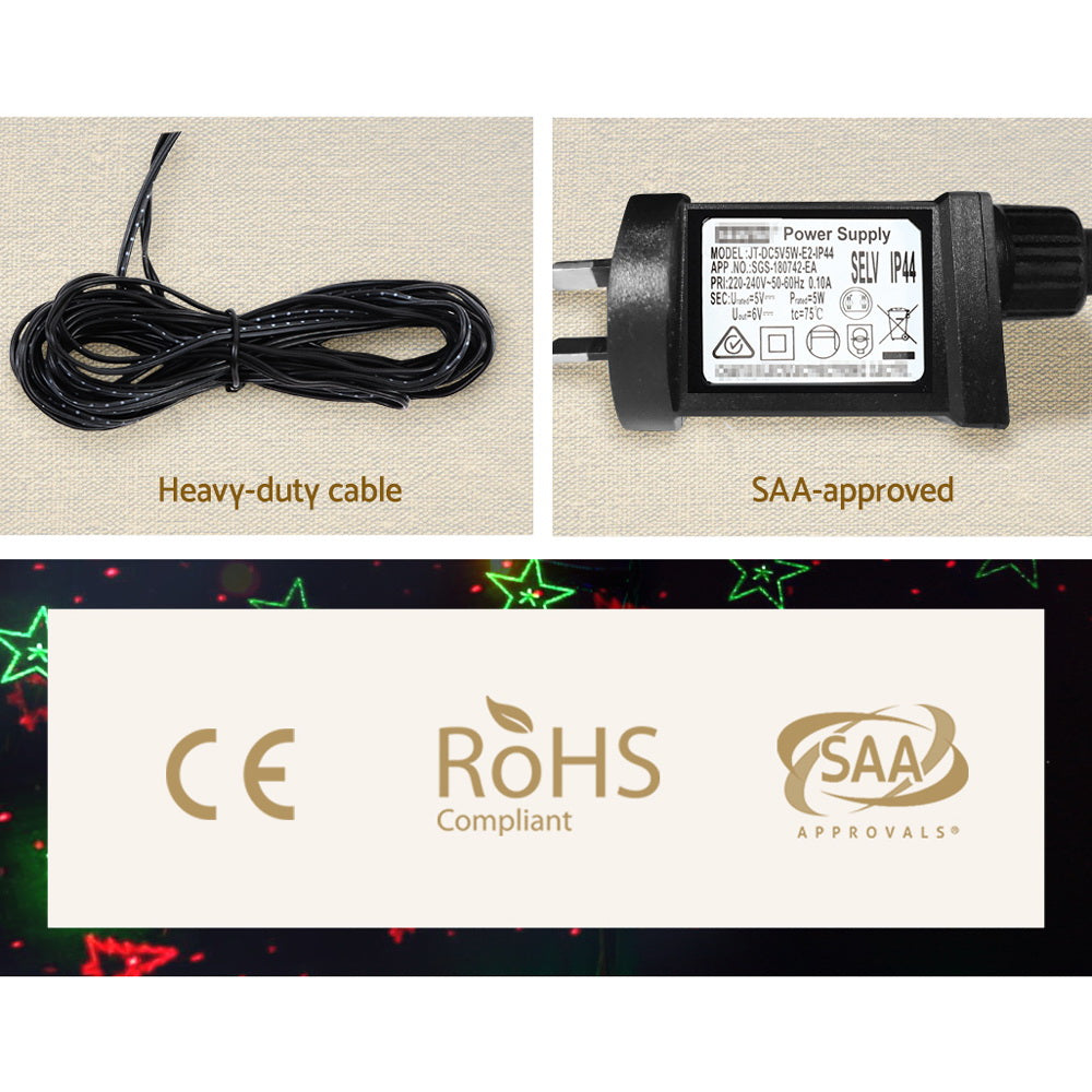 Jingle Jollys Laser Light Projector Set