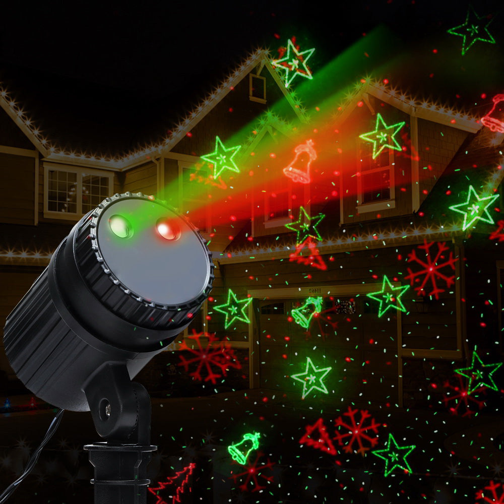 Jingle Jollys Laser Light Projector Set