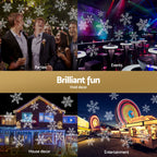 Jingle Jollys Snowflake Laser Light Projector