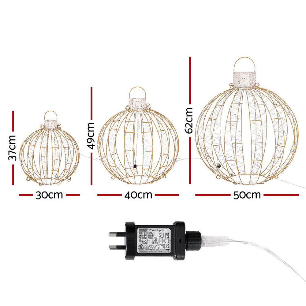 Jingle Jollys 3 PCS LED Christmas Lights