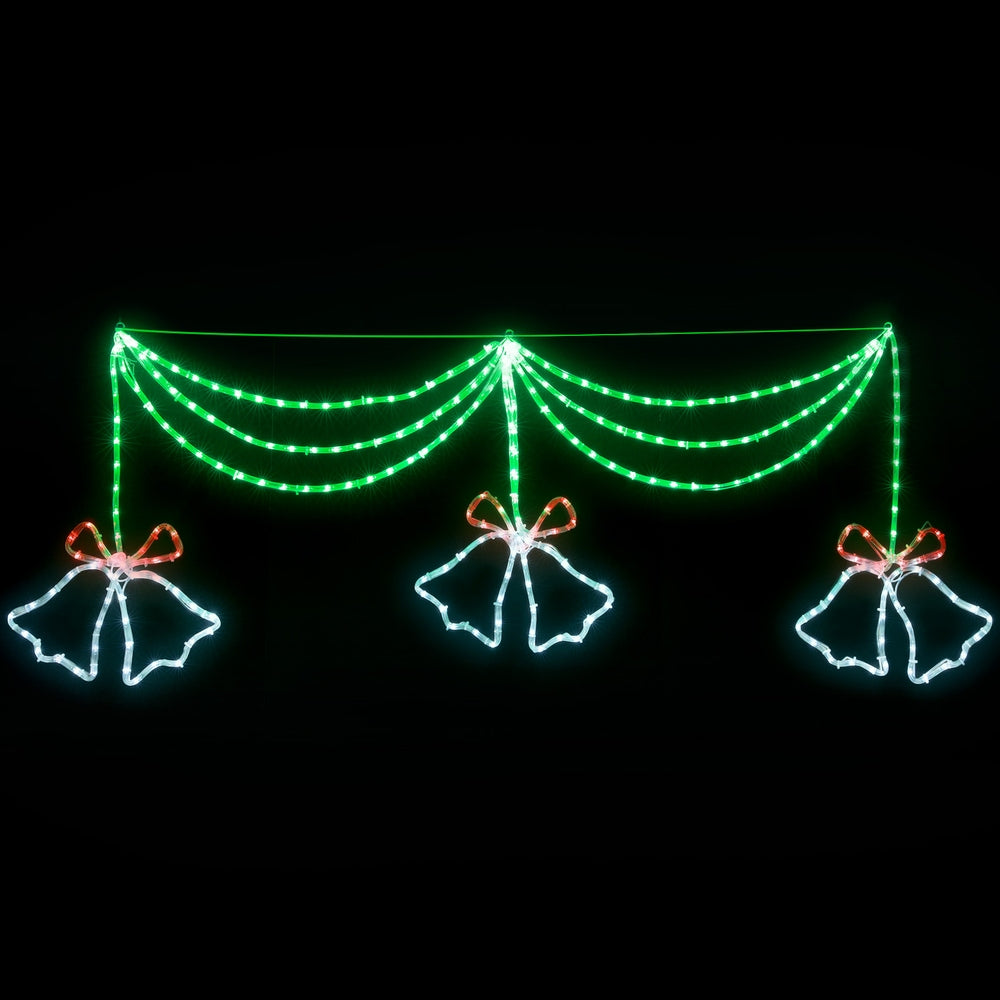 Jingle Jollys 1.8M LED Christmas Light Display