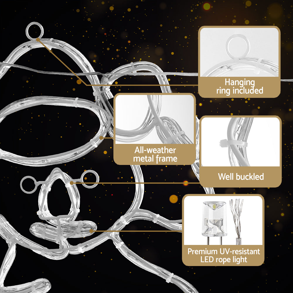 Jingle Jollys 216 LED Outdoor Christmas Lights