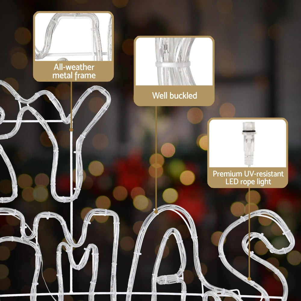 Jingle Jollys 1.6M LED Christmas Rope Lights