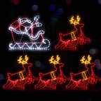 Jingle Jollys 806 LED Reindeer Sleigh Lights