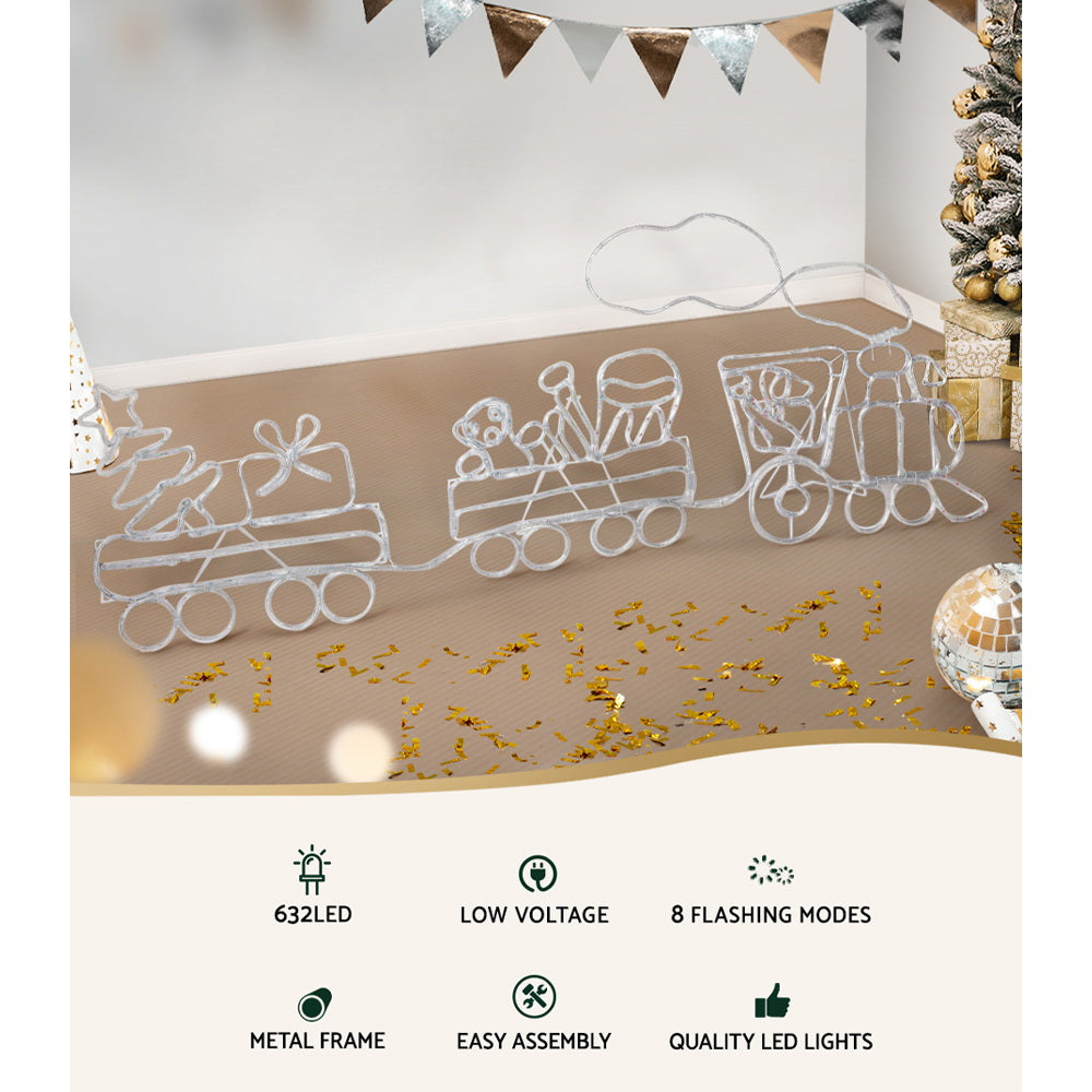 Jingle Jollys LED Train Christmas Lights