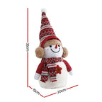 Jingle Jollys Plush Snowman Ornament 35cm