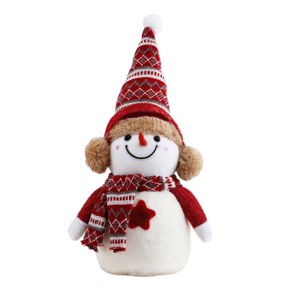 Jingle Jollys Plush Snowman Ornament 35cm