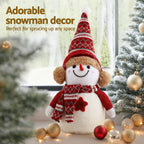 Jingle Jollys Plush Snowman Ornament 35cm