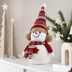 Jingle Jollys Plush Snowman Ornament 35cm